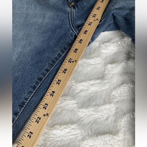 Calvin Klein Jeans Mens 42x30 Baggy Bootcut Vintage Y2K Denim Blue Made In Egypt - Picture 10 of 12